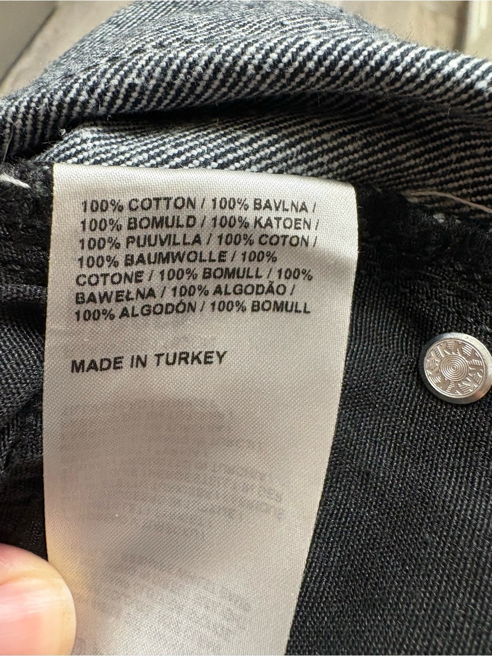 The Ragged priest lime & charcoal wave Dad jeans - Picture 12 of 12